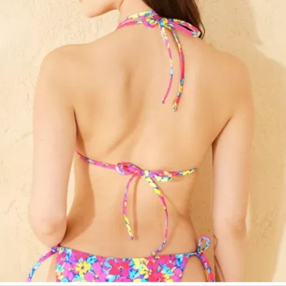 Wild Fable Reversible Slider Top Floral Bikini Set, Size Med - Picture 6 of 10